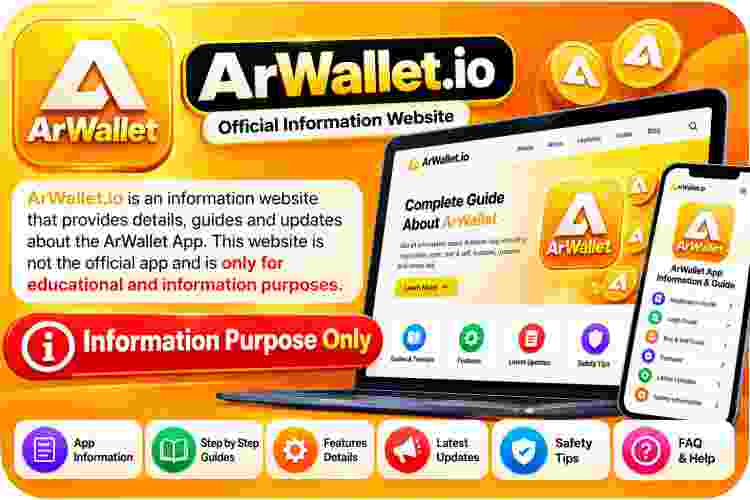 Arwallet.io Website is Information Purpose ke liye hai 